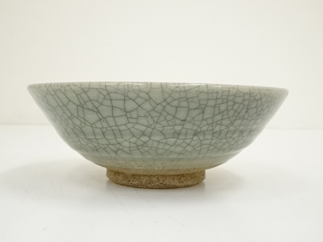 相馬　茶碗　茶器　茶道具　小鉢　訳あり　欠け 道具 ] - 道具 相馬焼 吉田竹鳳造 貫入茶碗（共箱） | ネットショップ